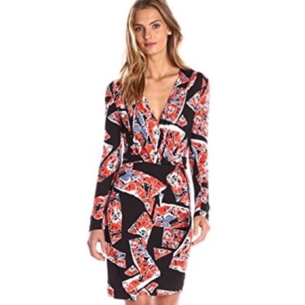 French Connection Jersey twist front dress